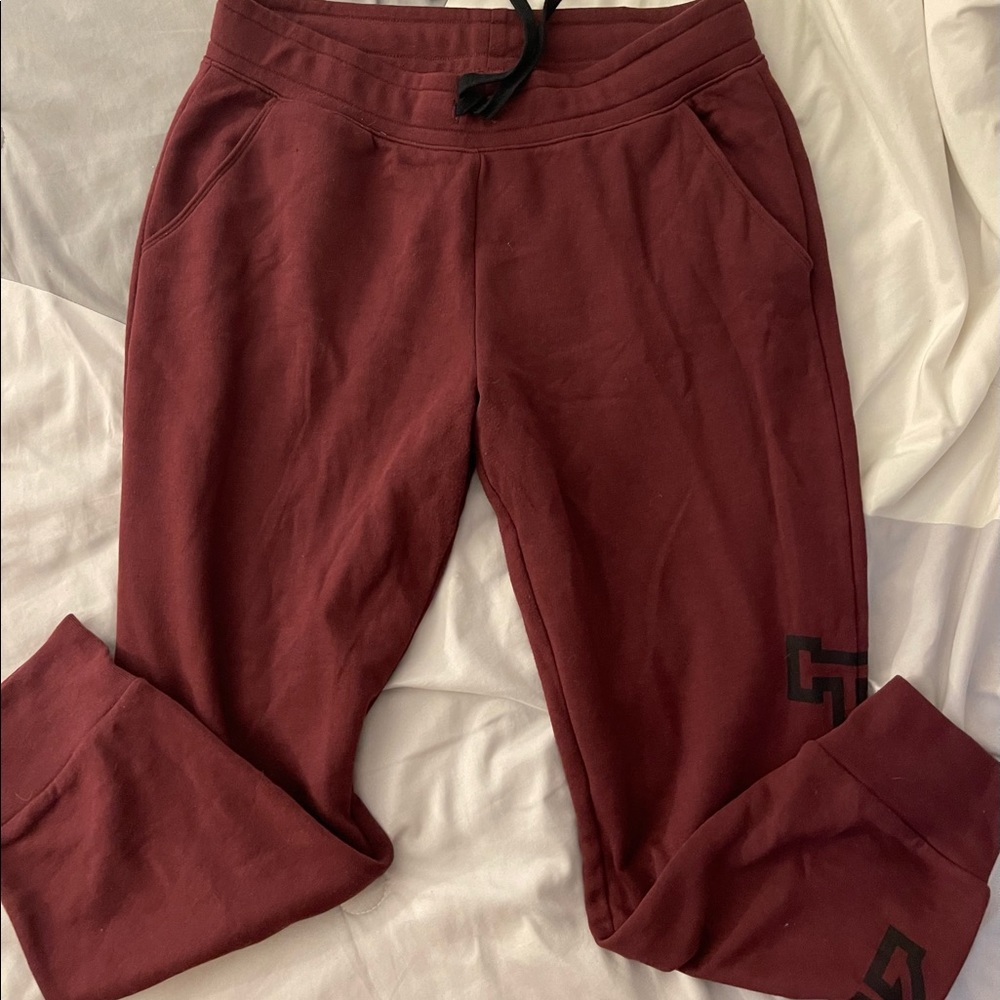 Pink sweatpants